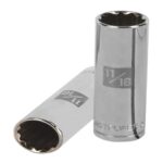 DADO LARGO DE 11/16', 12 PUNTAS, CUADRO 1/2', TRUPER    13363