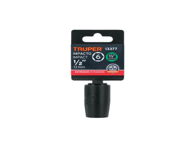 DADO DE IMPACTO DE 1/2', 6 PUNTAS, CUADRO 1/2', TRUPER 13377 - Image 2