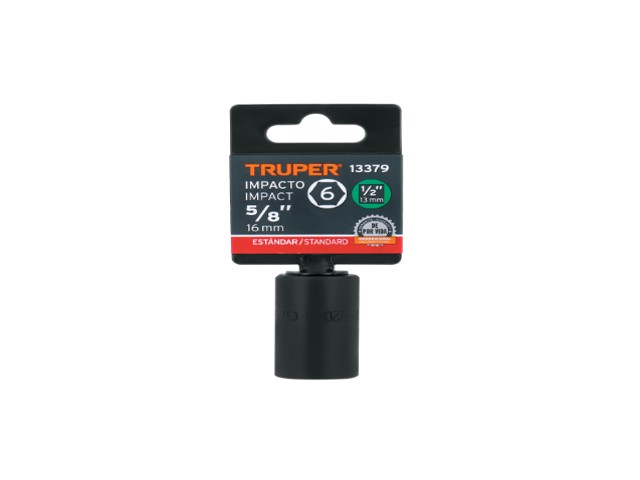 DADO DE IMPACTO DE 5/8', 6 PUNTAS CUADRO 1/2', TRUPER 13379 - Image 2