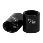 DADO DE IMPACTO DE 11/16', 6 PUNTAS, CUADRO 1/2', TRUPER   13380