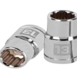 DADO DE 13 MM, 12 PUNTAS, CUADRO 1/2', TRUPER    13527
