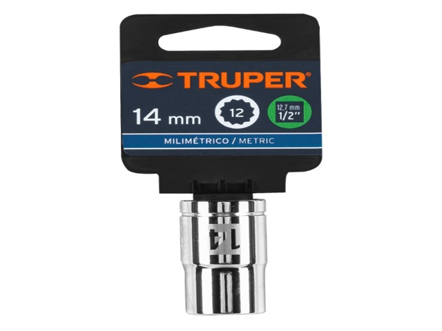DADO DE 14 MM, 12 PUNTAS, CUADRO 1/2', TRUPER 13528 - Image 2
