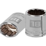 DADO DE 18 MM, 12 PUNTAS, CUADRO 1/2', TRUPER    13532