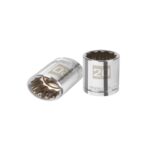DADO DE 20 MM, 12 PUNTAS, CUADRO 1/2', TRUPER   13534