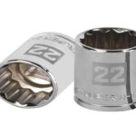 DADO DE 22 MM, 12 PUNTAS, CUADRO 1/2', TRUPER   13536