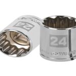 DADO DE 24 MM, 12 PUNTAS, CUADRO 1/2', TRUPER    13538