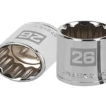 DADO DE 26 MM, 12 PUNTAS, CUADRO 1/2', TRUPER    13540