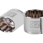 DADO DE 32 MM, 12 PUNTAS, CUADRO 1/2', TRUPER   13545