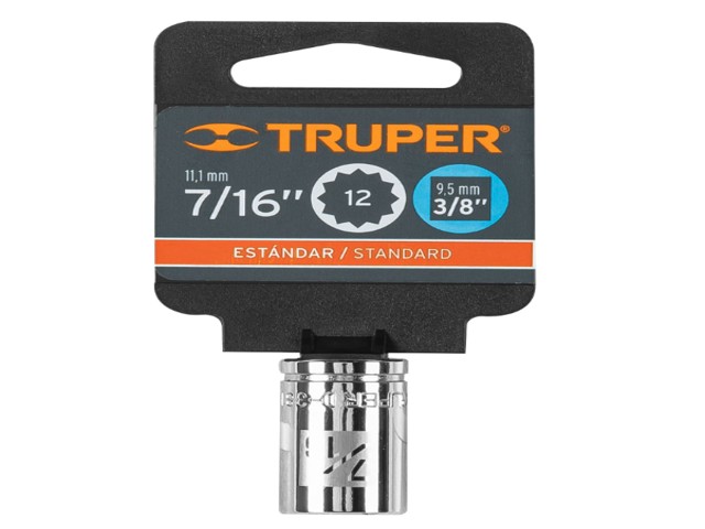 DADO DE 7/16', 12 PUNTAS, CUADRO 3/8', TRUPER 13583 - Image 2
