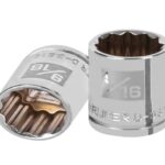 DADO DE 9/16', 12 PUNTAS, CUADRO 3/8', TRUPER  13585