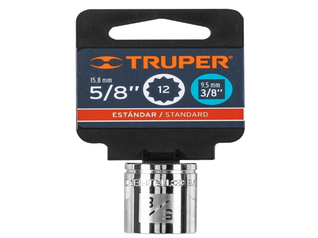 DADO DE 5/8', 12 PUNTAS, CUADRO 3/8', TRUPER 13586 - Image 2