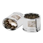 DADO DE 13/16', 12 PUNTAS, CUADRO 3/8', TRUPER  13589