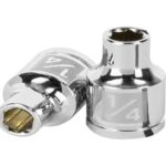 DADO DE 1/4', 6 PUNTAS, CUADRO 3/8', TRUPER   13605