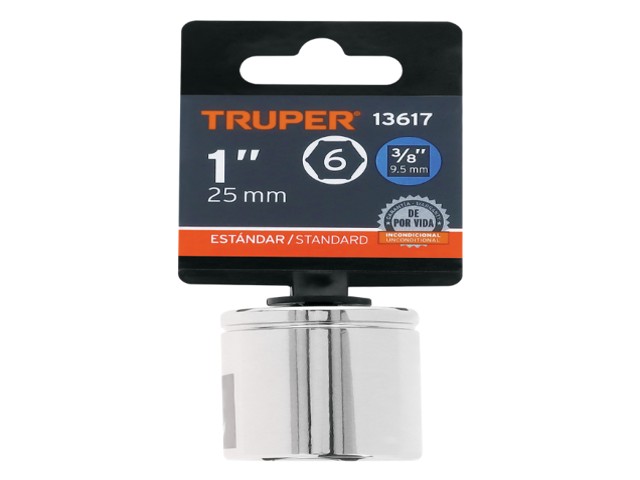 DADO DE 1', 6 PUNTAS, CUADRO 3/8', TRUPER 13617 - Image 2