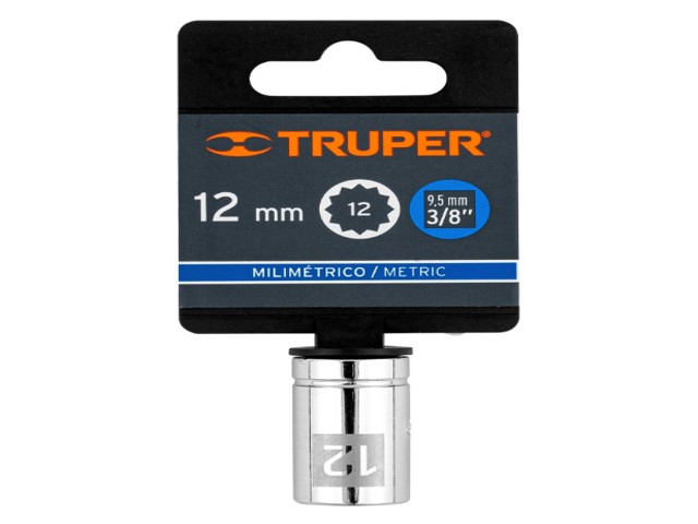 DADO DE 12 MM, 12 PUNTAS, CUADRO 3/8', TRUPER 13632 - Image 2