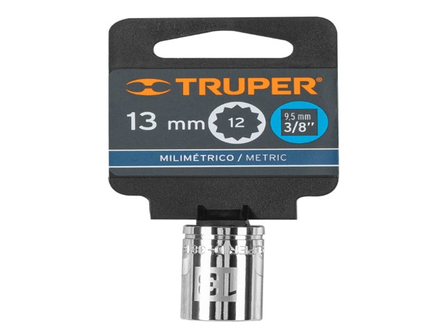 DADO DE 13 MM, 12 PUNTAS, CUADRO 3/8', TRUPER 13633 - Image 2