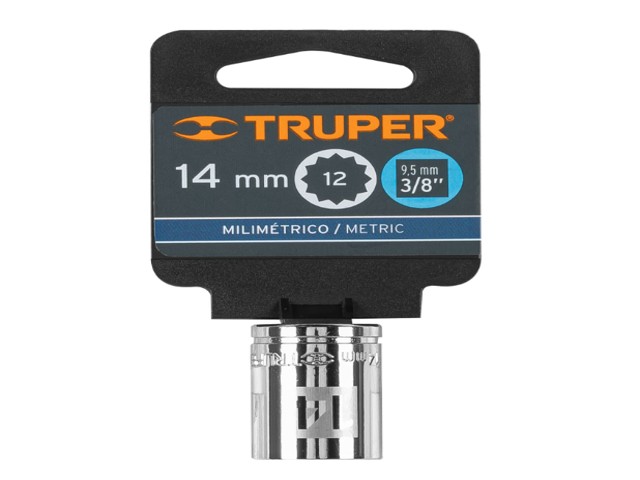 DADO DE 14 MM, 12 PUNTAS, CUADRO 3/8', TRUPER 13634 - Image 2