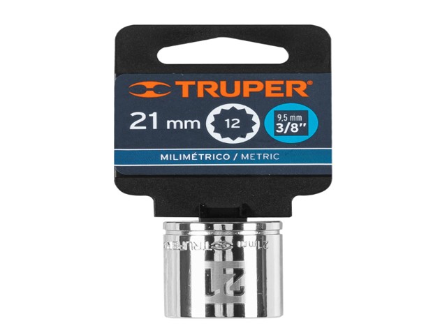 DADO DE 21 MM, 12 PUNTAS, CUADRO 3/8', TRUPER 13641 - Image 2