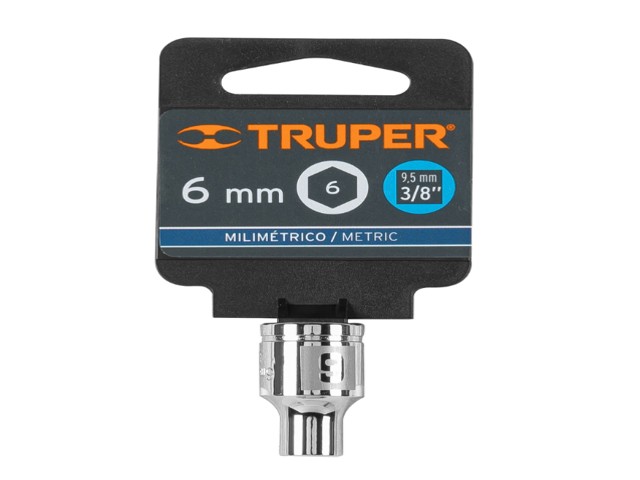 DADO DE 6 MM, 6 PUNTAS, CUADRO 3/8', TRUPER 13670 - Image 2