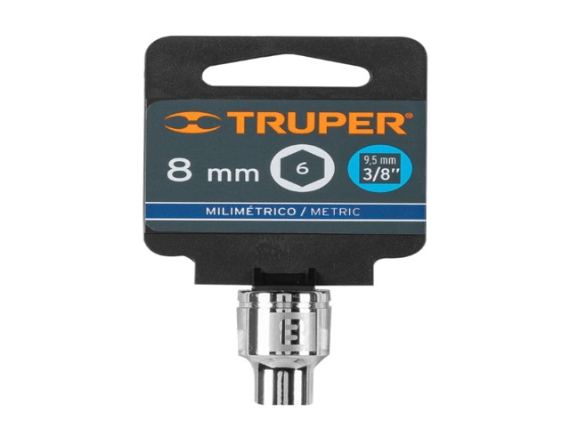 DADO DE 8 MM, 6 PUNTAS, CUADRO 3/8', TRUPER 13672 - Image 2