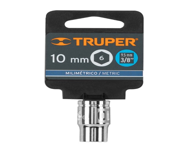 DADO DE 10 MM, 6 PUNTAS, CUADRO 3/8', TRUPER 13674 - Image 2