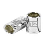 DADO DE 12 MM, 6 PUNTAS, CUADRO 3/8', TRUPER   13676