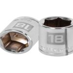 DADO DE 18 MM, 6 PUNTAS, CUADRO 3/8', TRUPER    13682