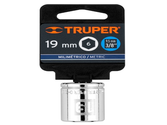 DADO DE 22 MM, 6 PUNTAS, CUADRO 3/8', TRUPER 13686 - Image 2