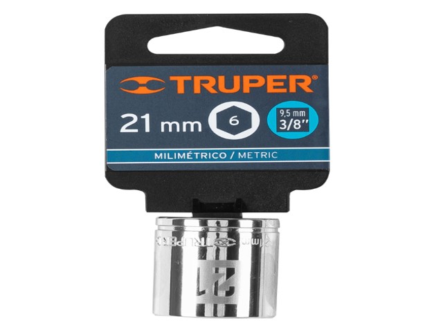 DADO DE 21 MM, 6 PUNTAS, CUADRO 3/8', TRUPER 13685 - Image 2