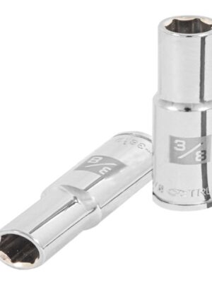 DADO LARGO DE 3/8', 6 PUNTAS, CUADRO 3/8', TRUPER   13712