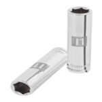 DADO LARGO DE 11 MM, 6 PUNTAS, CUADRO 3/8', TRUPER   13771