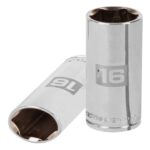 DADO LARGO DE 16 MM, 6 PUNTAS, CUADRO 3/8', TRUPER   13776