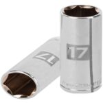 DADO LARGO DE 17 MM, 6 PUNTAS, CUADRO 3/8', TRUPER   13777