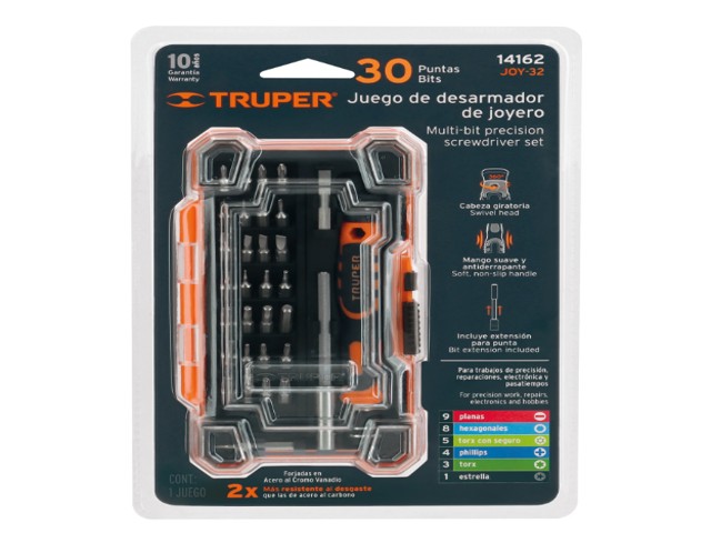 DESARMADOR DE PRECISIÓN CON 30 PUNTAS Y EXTENSIÓN, TRUPER 14162 - Image 2