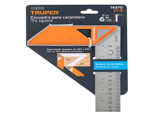ESCUADRA 6' PARA CARPINTERO CON MANGO 100% DE ALUMINIO 14370 - Image 2