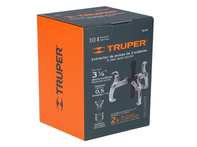 EXTRACTOR DE POLEAS, 3 QUIJADAS, 3', TRUPER 14500 - Image 2
