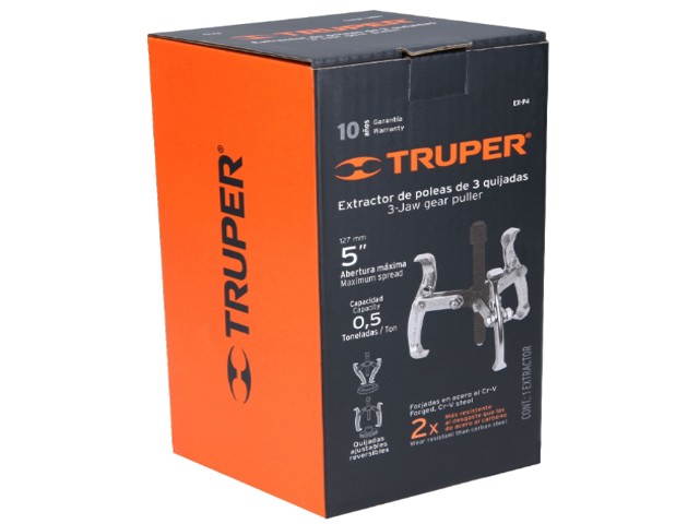 EXTRACTOR DE POLEAS, 3 QUIJADAS, 4', TRUPER 14503 - Image 2