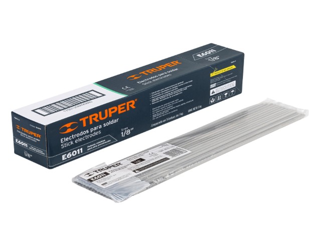 BOLSA CON 1 KG DE ELECTRODOS 6011 DE 1/8′, TRUPER   15460