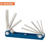 JUEGO DE 8 LLAVES HEXAGONALES MM, TIPO NAVAJA, TRUPER   15555