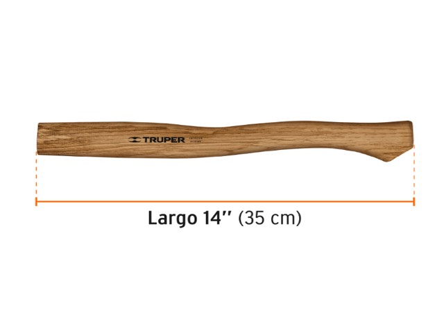 MANGO HICKORY 14' PARA HACHA DOMÉSTICA 1-1/2 LB, TRUPER 15928 - Image 2