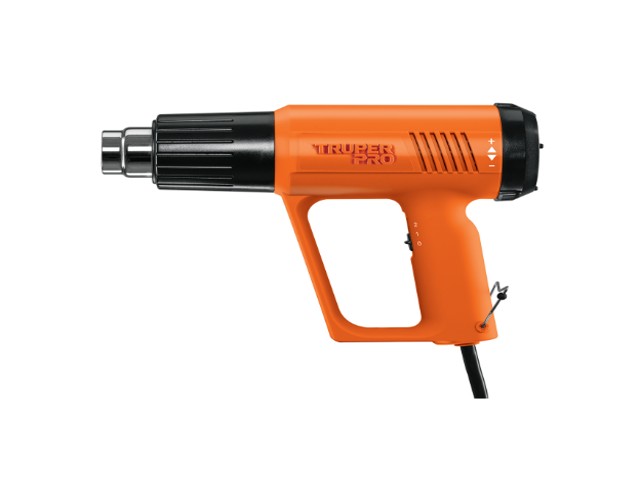 PISTOLA DE CALOR 2000W CON 9 ACCESORIOS, TRUPER PRO   16432