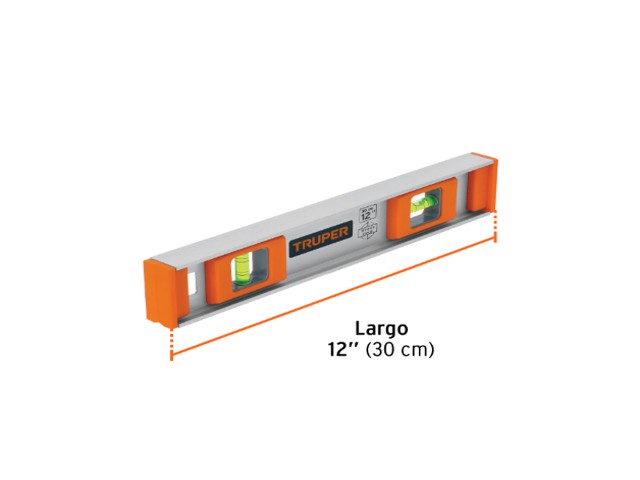 NIVEL PROFESIONAL DE 12' CON PROTECCIÓN DE ABS, TRUPER 17030 - Image 2