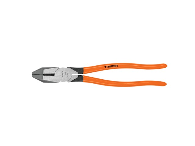 PINZA PARA ELECTRICISTA 9′ USO RUDO, MANGO PVC, TRUPER  17305