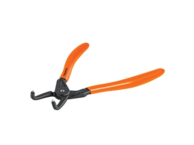 PINZA PUNTA A 90° 6-3/4′ PARA CERRAR ANILLOS, MANGO DE PVC   17362