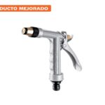 PISTOLA METALICA PARA RIEGO, 2 FUNCIONES, BOQUILLA REGULABLE   17482