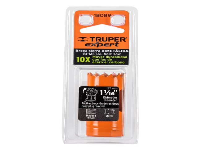 BROCASIERRA BIMETÁLICA 1-1/16', TRUPER EXPERT 18089 - Image 2