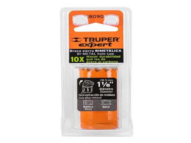 BROCASIERRA BIMETÁLICA 1-1/8', TRUPER EXPERT 18090 - Image 2