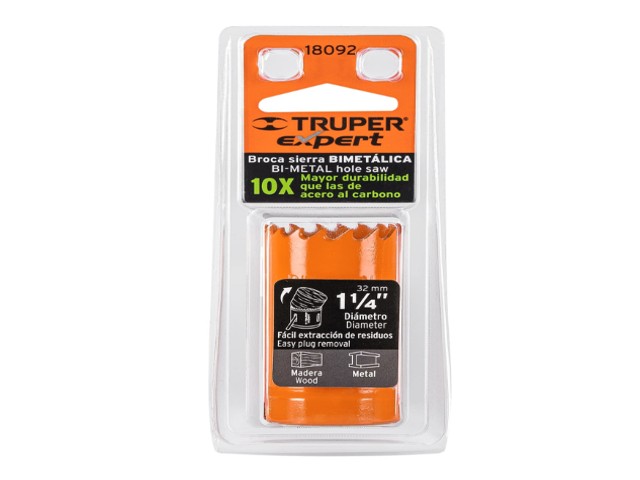BROCASIERRA BIMETÁLICA 1-1/4', TRUPER EXPERT 18092 - Image 2