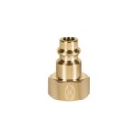 CONECTOR RÁPIDO DE LATÓN, HEMBRA, CUERDA 1/4' NPT, TRUPER    19082
