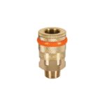 COPLE RÁPIDO DE LATÓN, MACHO, CUERDA 1/4' NPT, TRUPER    19085